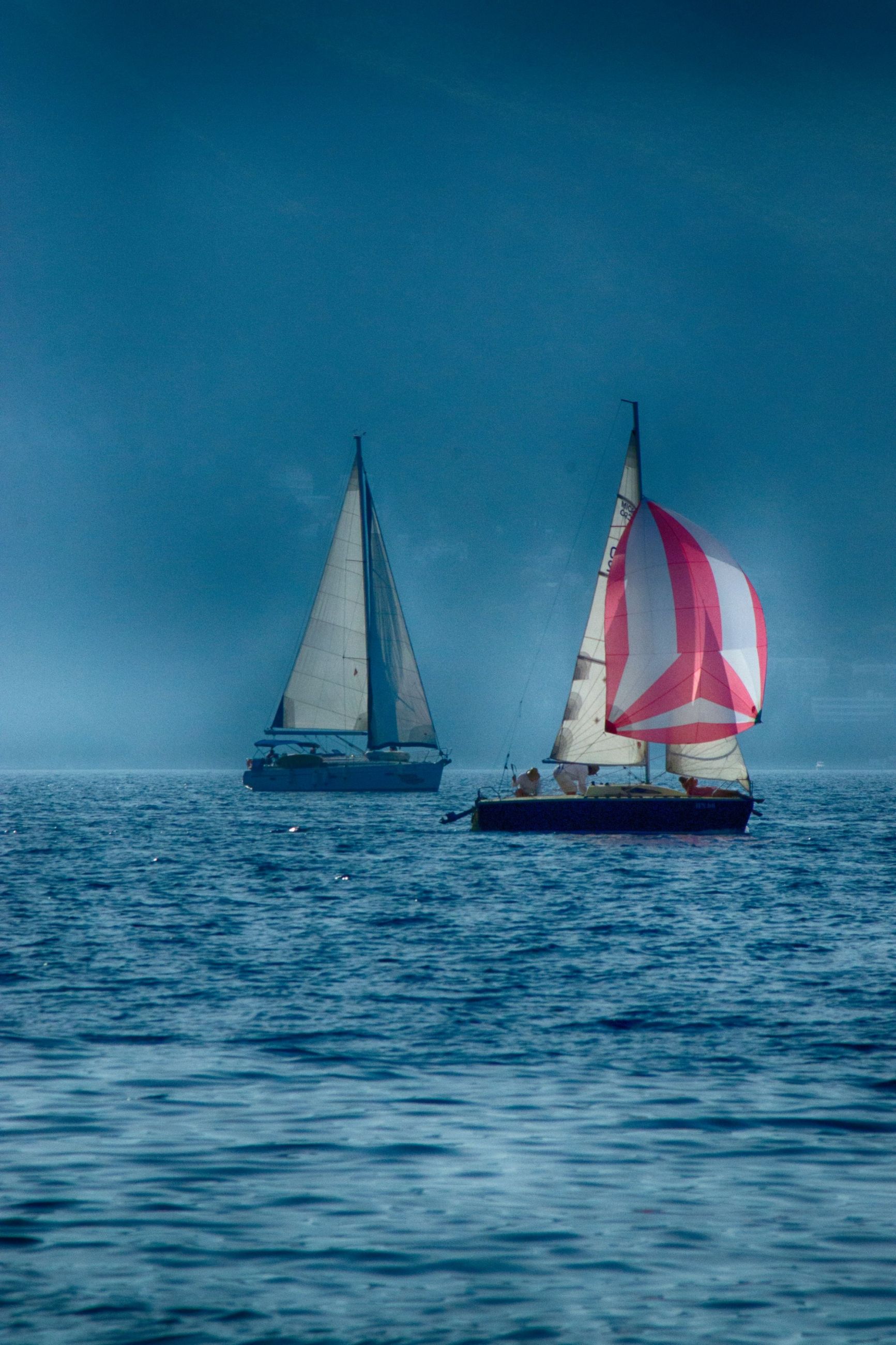 Sailing in the bay