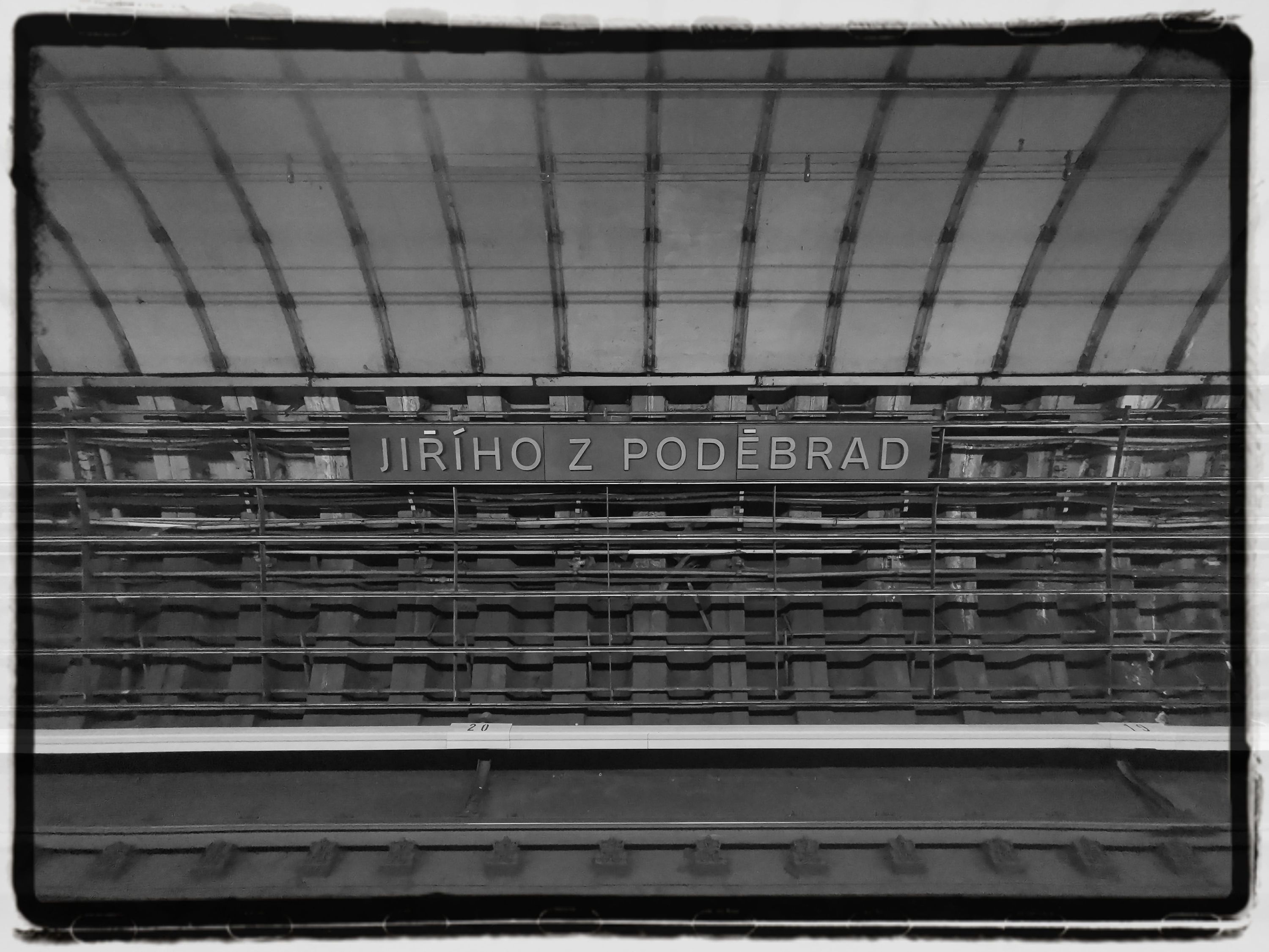 Prague metro station