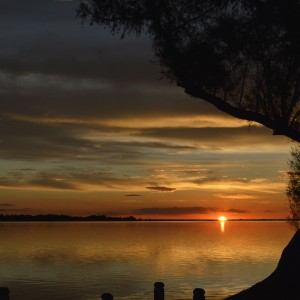 Atardecer en Iberá, Corrientes. Argentina.