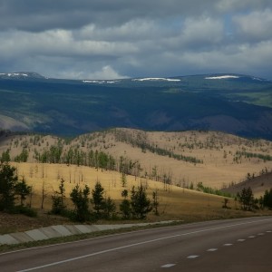 Дорога в горах.
